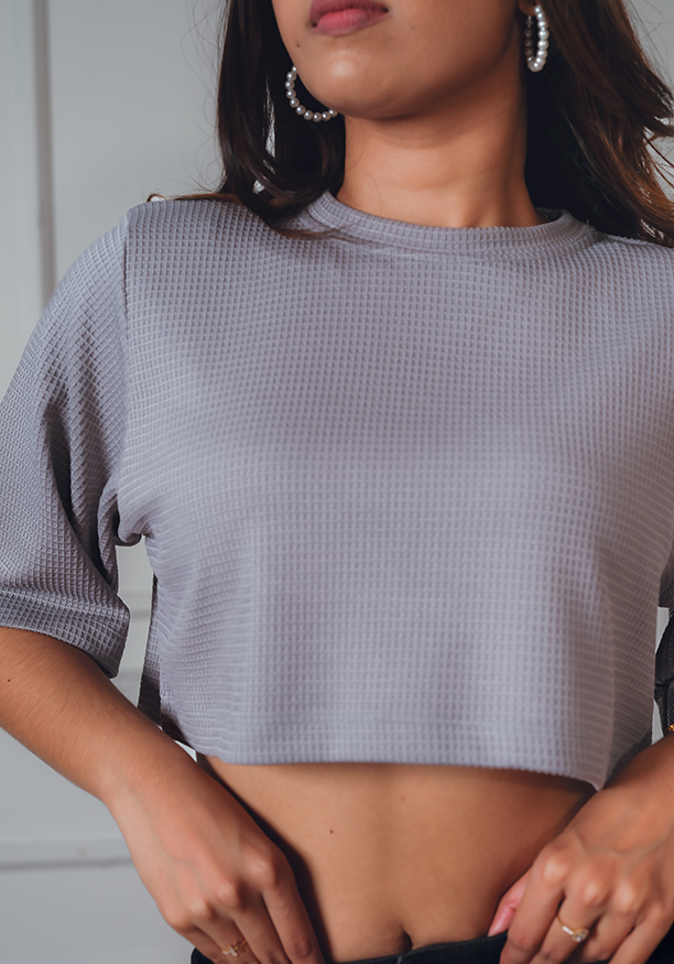 WAFFLE ASH TOP